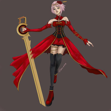 Full Body: Cosette from Takt Op. Destiny Fanart