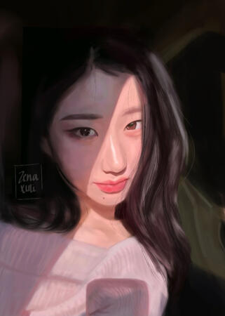 Bust: Semi-Realistic Chaeryeong Fanart